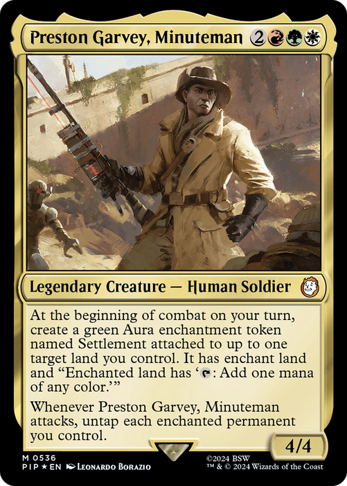 Preston Garvey, Minuteman (PIP-536) - mythic - Foil
