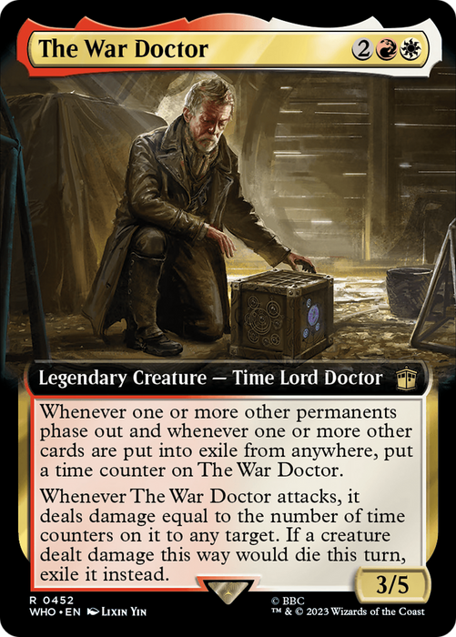 The War Doctor (WHO-452) - rare: (Extended Art) - Foil