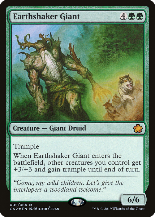 Earthshaker Giant (GN2-005) - mythic - Foil
