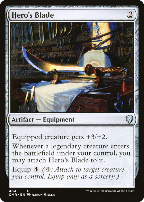 Hero's Blade (CMR-464) - uncommon