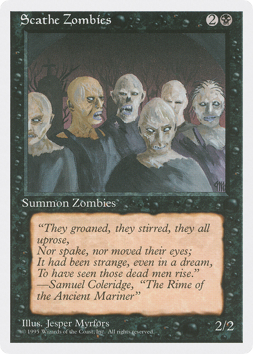 Scathe Zombies (4ED-158) - common