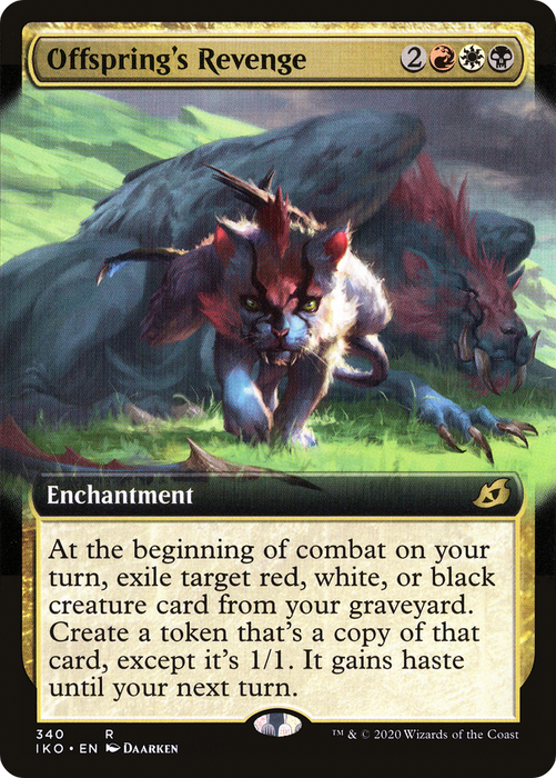 Offspring's Revenge (IKO-340) - rare: (Extended Art) - Foil