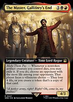 The Master, Gallifrey's End (WHO-427) - rare: (Extended Art)