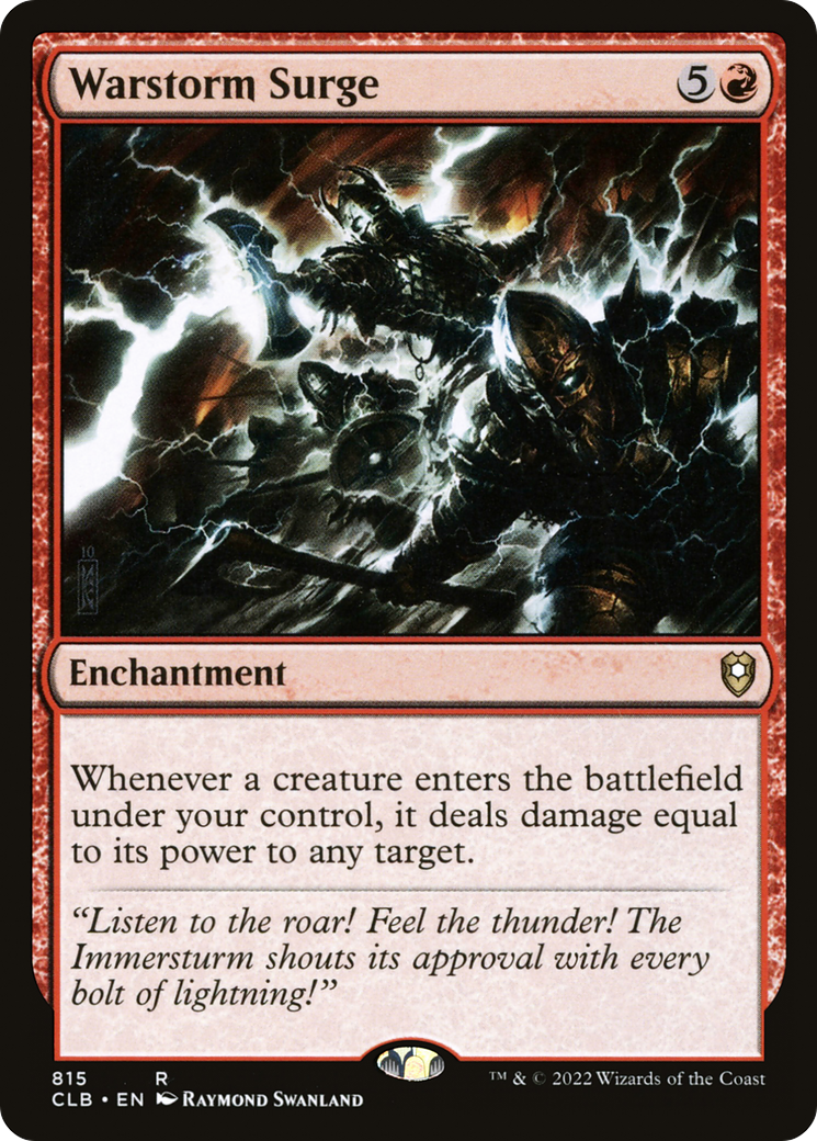 Warstorm Surge (CLB-815) - rare