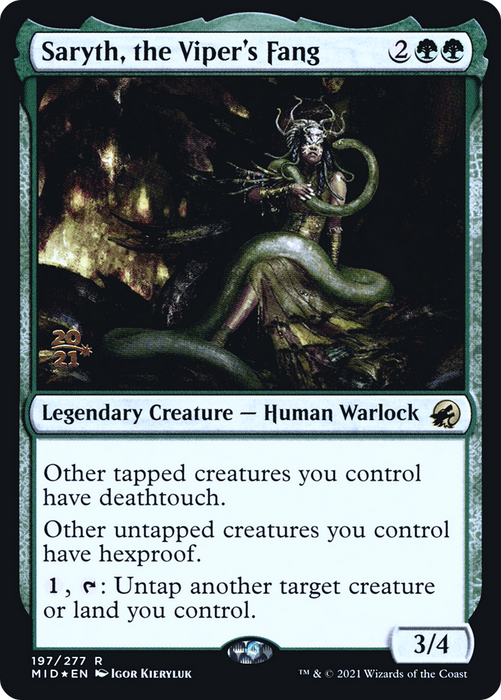 Saryth, the Viper's Fang (PRE-197S) - rare - Foil