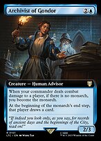 Archivist of Gondor (LTC-101) - rare: (Extended Art)