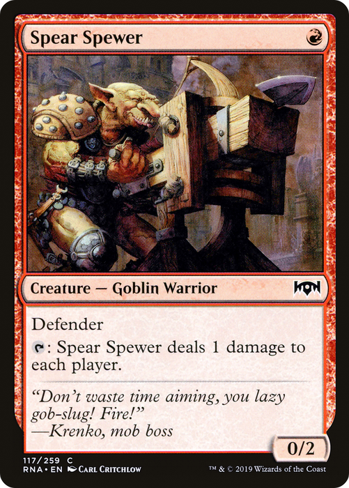 Spear Spewer (RNA-117) - common - Foil