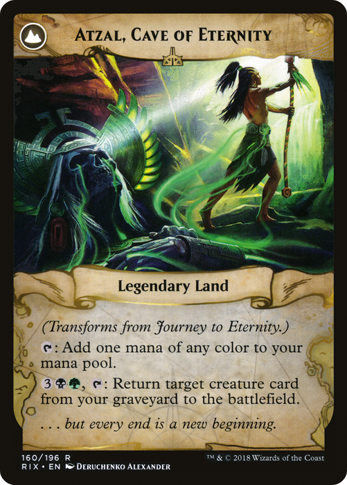 Journey to Eternity // Atzal, Cave of Eternity (LIST-RIX-160) - rare: (compasslanddfc)