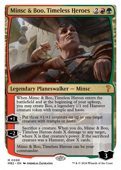Minsc & Boo, Timeless Heroes (MB2-088) - mythic