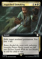 Anguished Unmaking (PIP-473) - rare: (Extended Art) - Foil