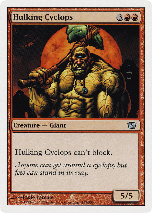 Hulking Cyclops (8ED-195) - uncommon