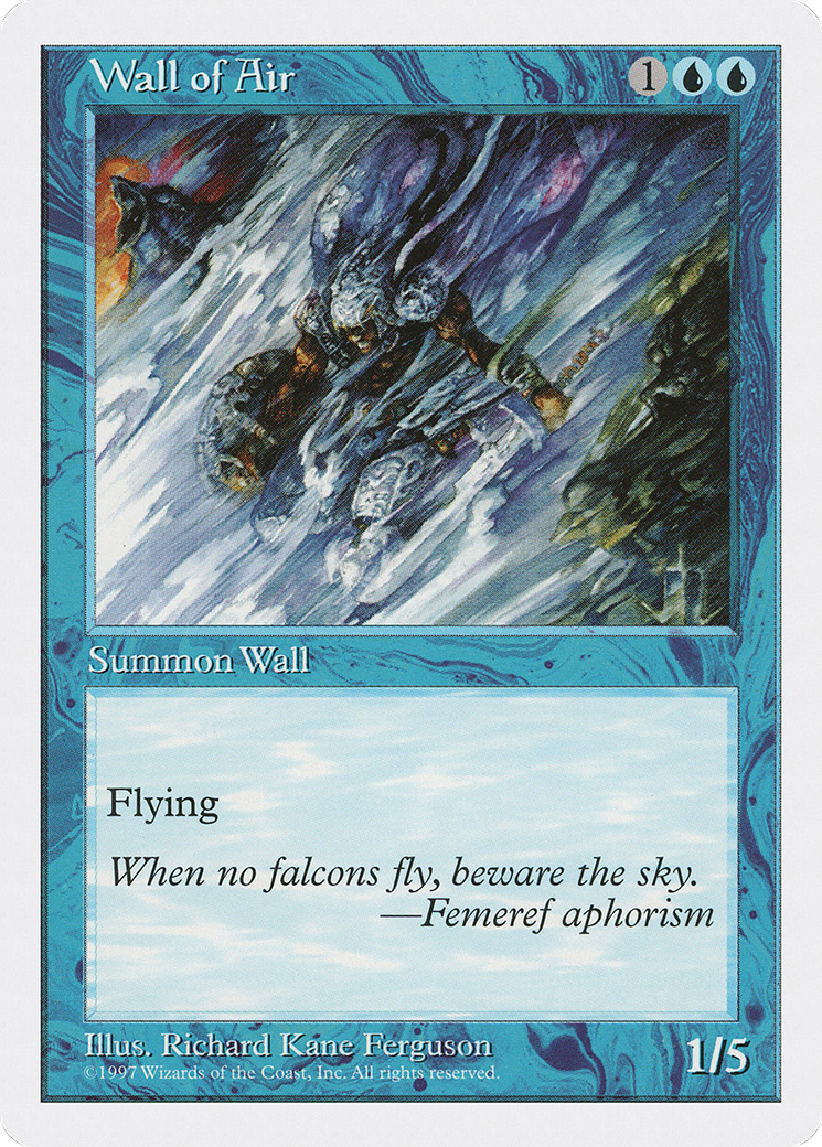 Wall of Air (5ED-135) - uncommon