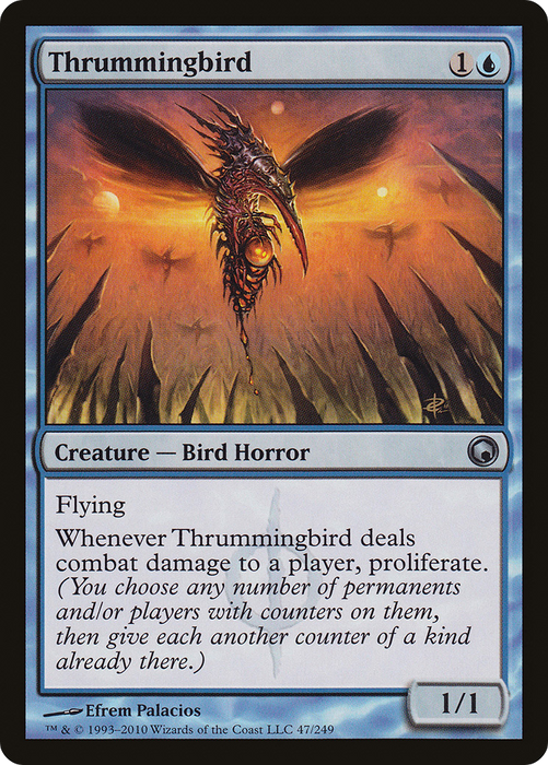 Thrummingbird (SOM-047) - uncommon - Foil