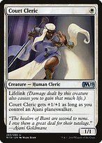 Court Cleric (M19-283) - uncommon
