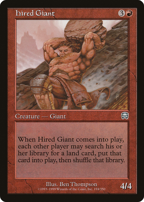Hired Giant (MMQ-194) - uncommon - Foil