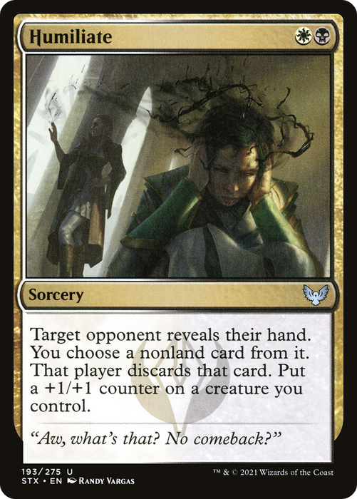 Humiliate (STX-193) - uncommon - Foil