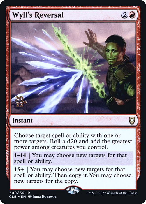 Wyll's Reversal (PRE-209S) - rare - Foil