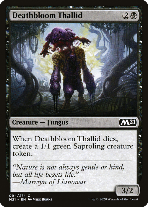 Deathbloom Thallid (M21-094) - common
