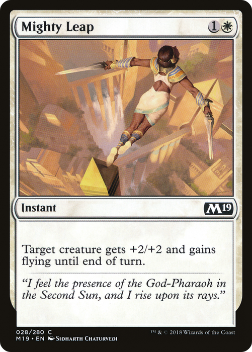 Mighty Leap (M19-028) - common - Foil