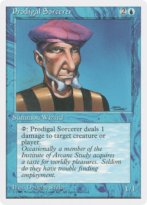 Prodigal Sorcerer (4ED-094) - common