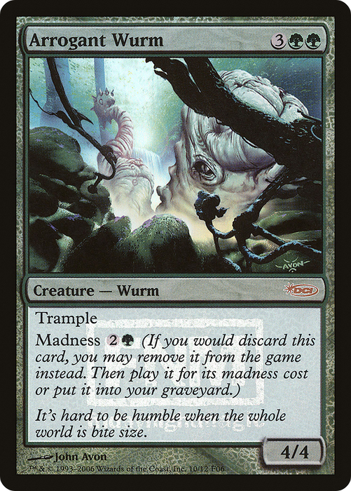 Arrogant Wurm (FNM-010) - rare - Foil