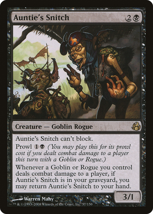 Auntie's Snitch (MOR-057) - rare - Foil