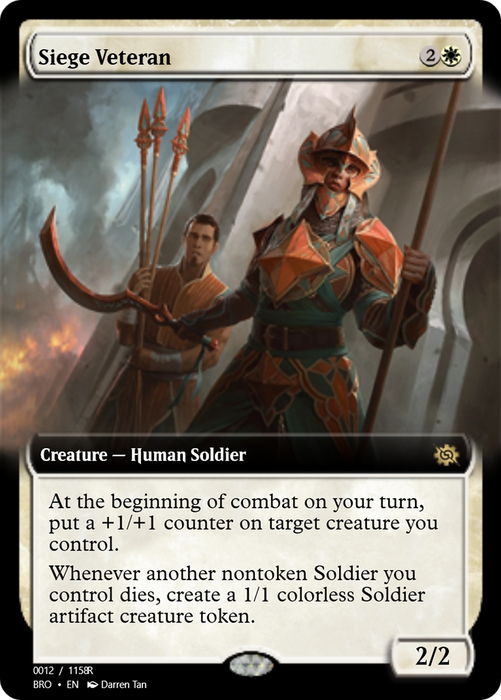 Siege Veteran (PRM-105634) - rare - Foil