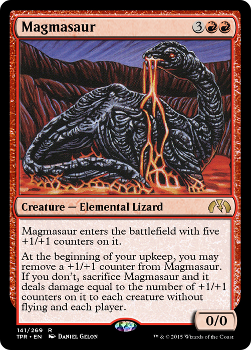 Magmasaur (TPR-141) - rare - Foil