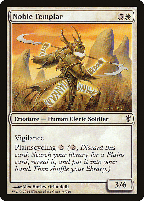 Noble Templar (CNS-075) - common - Foil