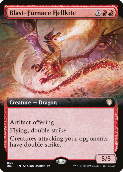 Blast-Furnace Hellkite (BRC-059) - rare: (Extended Art)
