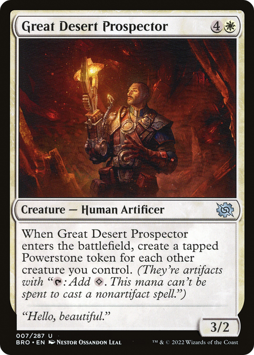 Great Desert Prospector (BRO-007) - uncommon