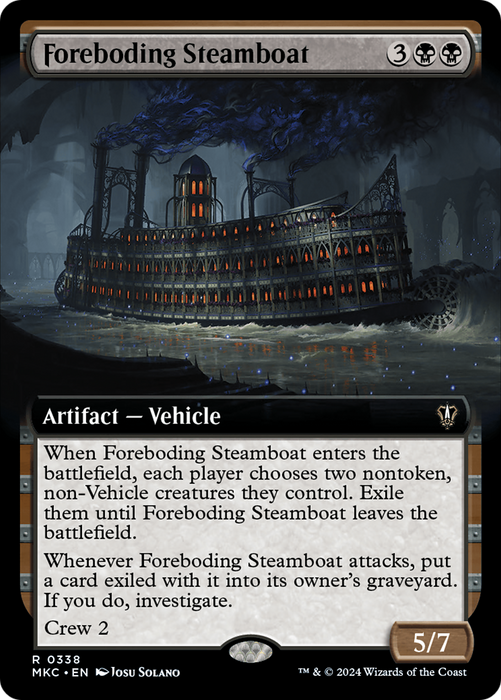 Foreboding Steamboat (MKC-338) - rare: (Extended Art)