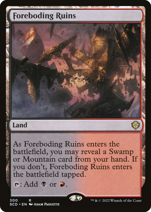 Foreboding Ruins (SCD-300) - rare