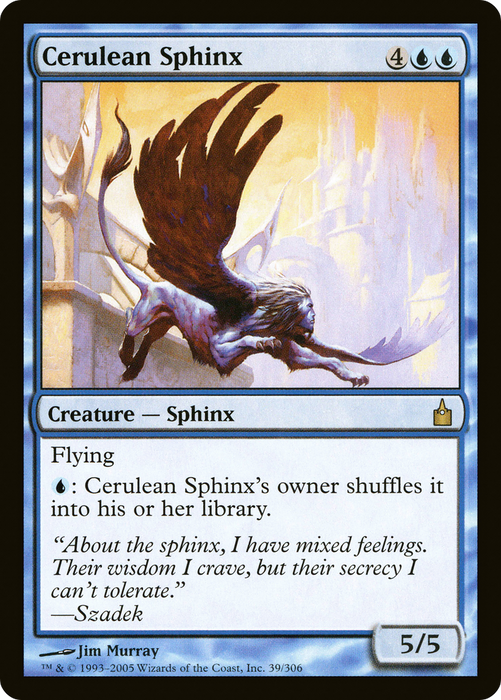 Cerulean Sphinx (RAV-039) - rare - Foil