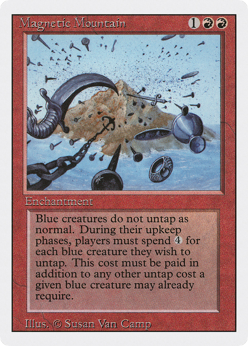 Magnetic Mountain (3ED-163) - rare