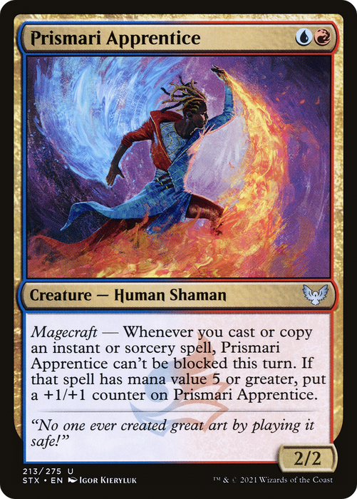 Prismari Apprentice (STX-213) - uncommon
