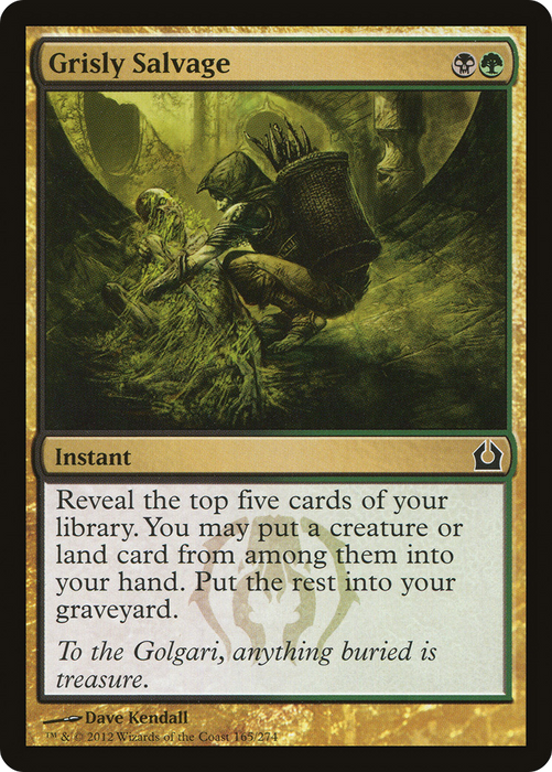 Grisly Salvage (RTR-165) - common - Foil