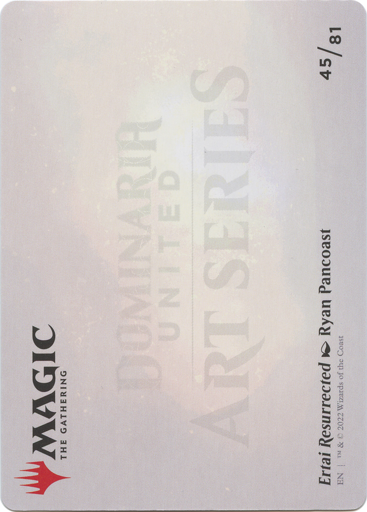 Ertai Resurrected // Ertai Resurrected (ADMU-045) - common (Borderless) - Foil