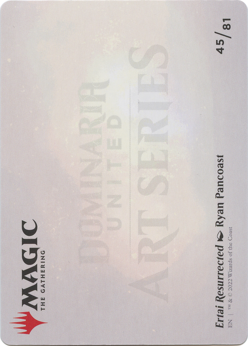 Ertai Resurrected // Ertai Resurrected (ADMU-045) - common (Borderless) - Foil