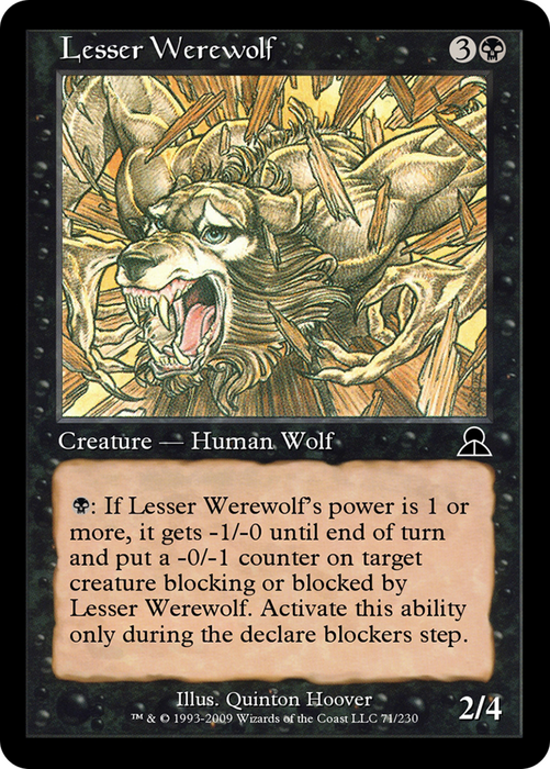 Lesser Werewolf (ME3-071) - common - Foil