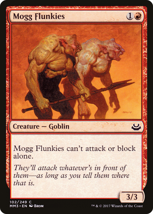 Mogg Flunkies (MM3-102) - common - Foil
