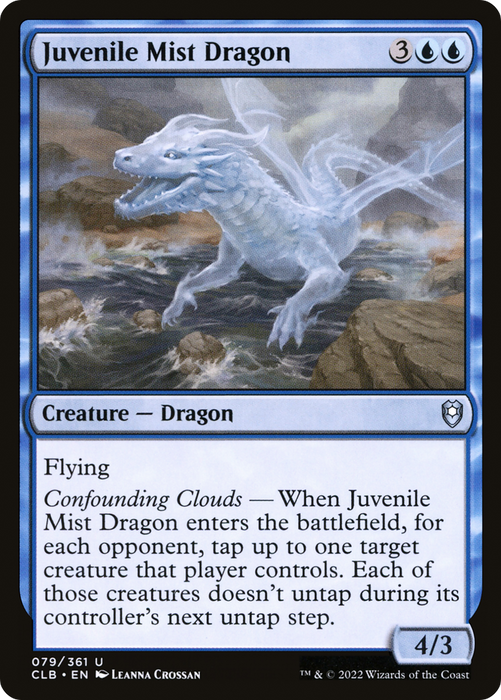 Juvenile Mist Dragon (CLB-079) - uncommon - Foil