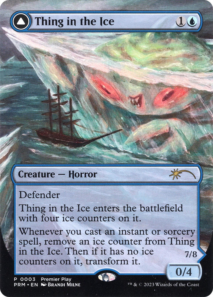 Thing in the Ice // Awoken Horror (PTP-003) - rare: (convertdfc) (Borderless)