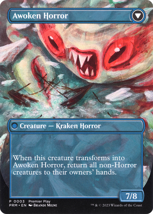 Thing in the Ice // Awoken Horror (PTP-003) - rare: (convertdfc) (Borderless) - Foil