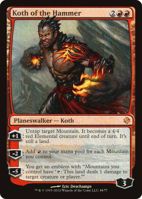 Koth of the Hammer (DDI-044) - mythic - Foil