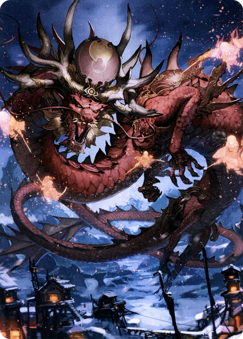 Atsushi, the Blazing Sky // Atsushi, the Blazing Sky (ANEO-061) - common (Borderless) - Foil