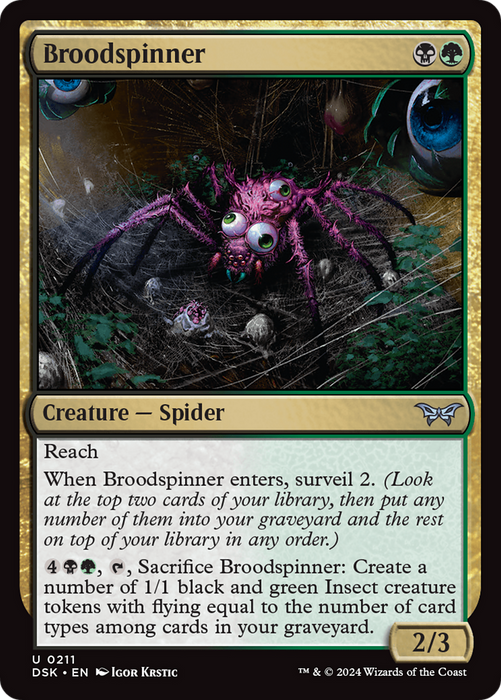 Broodspinner (DSK-211) - uncommon - Foil