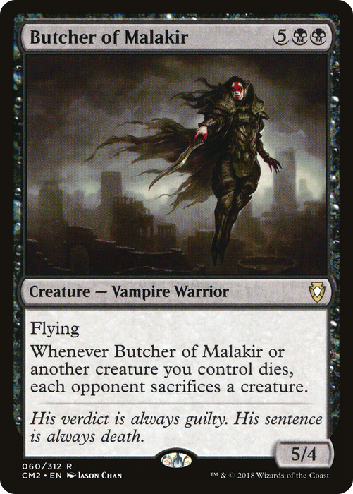 Butcher of Malakir (CM2-060) - rare
