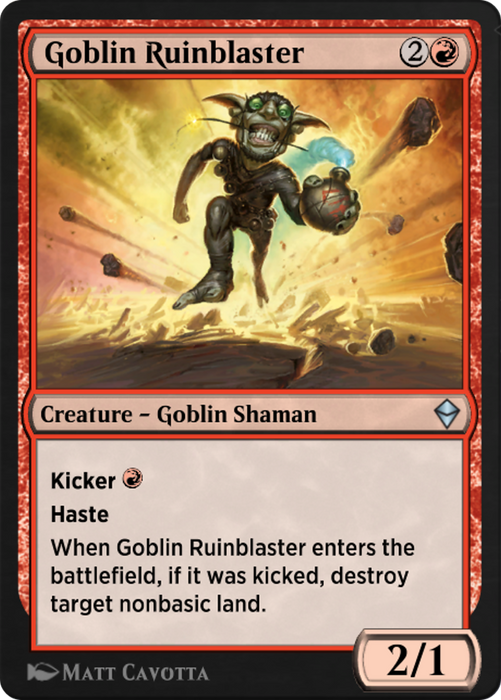 Goblin Ruinblaster (HA2-012) - uncommon