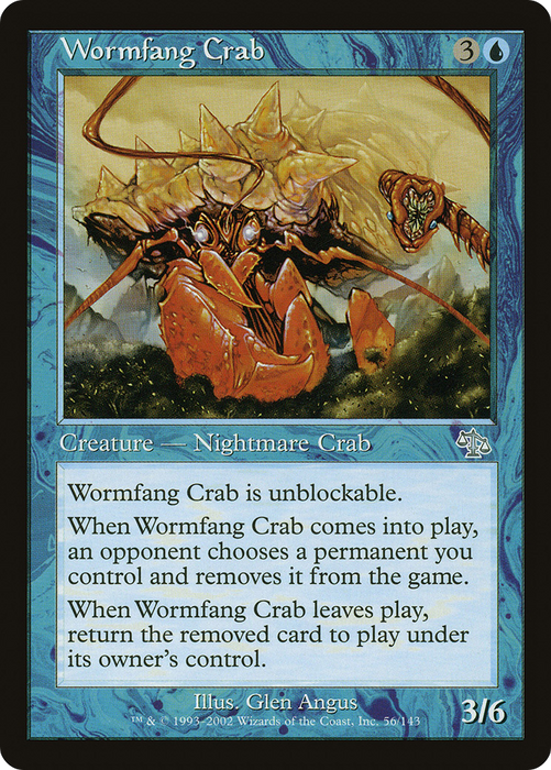 Wormfang Crab (JUD-056) - uncommon